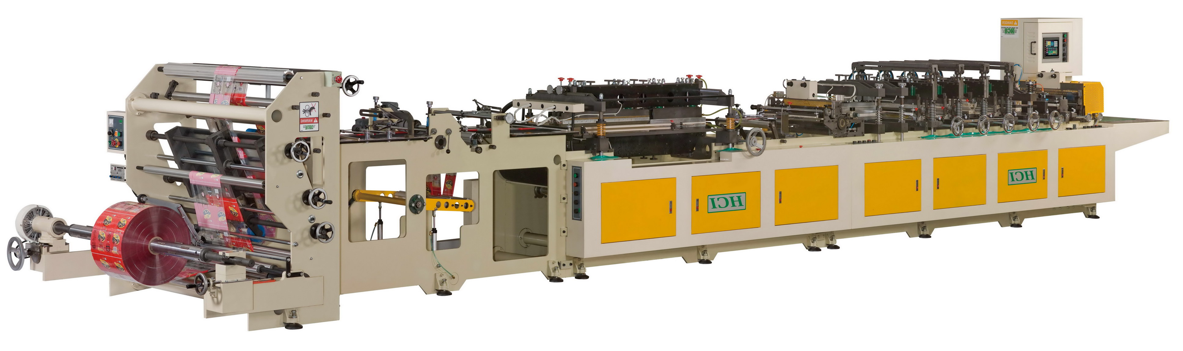 Bag Making Machine For Center Seal Bag / Gusset Bag / Four Side Seal Bag